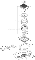 Page B Diagram and Parts List for CH23-76623  Kohler Engine