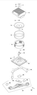 Air IntakeFiltration 10-24-123 Diagram and Parts List for CH23S-76528  Kohler Engine