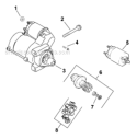 Starting System 7-24-17 Diagram and Parts List for CH23S-76528  Kohler Engine