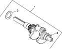 Page D Diagram and Parts List for CH23-76618  Kohler Engine