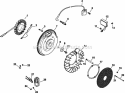 Page K Diagram and Parts List for CH25-68529  Kohler Engine
