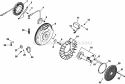 Page J Diagram and Parts List for CH25-68561  Kohler Engine