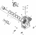 Page C Diagram and Parts List for CH25-68573  Kohler Engine
