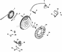 Page J Diagram and Parts List for CH25-68583  Kohler Engine