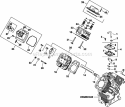 Part Location Diagram of 2431874-S Kohler Head, Assembly Cylinder #1