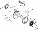 Page K Diagram and Parts List for CH25-68626  Kohler Engine