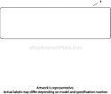 Page F Diagram and Parts List for CH25-68596  Kohler Engine