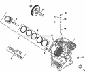 Page C Diagram and Parts List for CH25-68631  Kohler Engine
