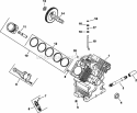 Page D Diagram and Parts List for CH25-68661  Kohler Engine