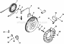Page K Diagram and Parts List for CH25-68701  Kohler Engine