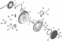 Page J Diagram and Parts List for CH25-68704  Kohler Engine