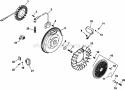 Page K Diagram and Parts List for CH25-68708  Kohler Engine