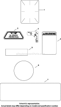 Page G Diagram and Parts List for CH25-68710  Kohler Engine