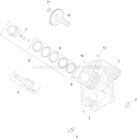 Page C Diagram and Parts List for CH25S-68604  Kohler Engine