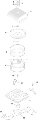 Page A Diagram and Parts List for CH25S-68620  Kohler Engine