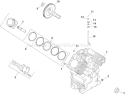 Page C Diagram and Parts List for CH25S-68625  Kohler Engine