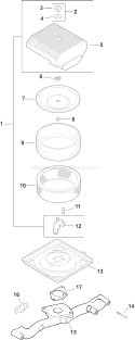 Page A Diagram and Parts List for CH25S-68588  Kohler Engine
