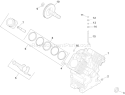 Page C Diagram and Parts List for CH25S-68606  Kohler Engine