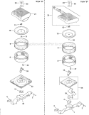 Air Intake Diagram and Parts List for CH25S-68538  Kohler Engine