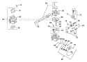 Fuel System Diagram and Parts List for CH25S-68538  Kohler Engine