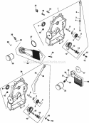 Part Location Diagram of 2459437-S Kohler Kit:oil Coolr & Divertr Assy (