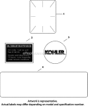 Page E Diagram and Parts List for CH26-78525  Kohler Engine