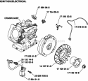 Part Location Diagram of 1415701-S Kohler Fan Flywheel