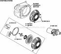 Part Location Diagram of 25086286-S Kohler Screw, Starter Mounting