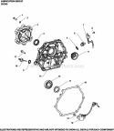 Page K Diagram and Parts List for CH395-0121  Kohler Engine