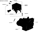 Part Location Diagram of 25086240-S Kohler Screw, M10 X 25 (Cky)