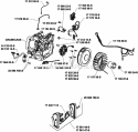 Part Location Diagram of 1712669-S Kohler Bracket: Stator Wire