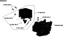 Part Location Diagram of 1706870-S Kohler Muffler Assembly