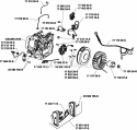 Page J Diagram and Parts List for CH440-0032  Kohler Engine