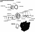 Page E Diagram and Parts List for CH440-0111  Kohler Engine