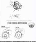 Starting Group Diagram and Parts List for CH440-3031  Kohler Engine