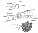 Cylinder HeadBreather Group Diagram and Parts List for CH440-3031  Kohler Engine