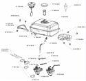 Fuel System Group Diagram and Parts List for CH440-3031  Kohler Engine