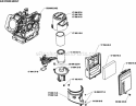 Page A Diagram and Parts List for CH440-1055  Kohler Engine