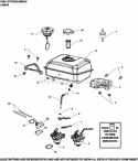 Page H Diagram and Parts List for CH440-3116  Kohler Engine