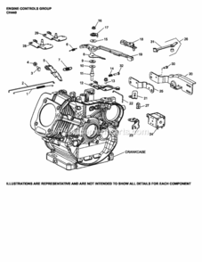 Part Location Diagram of 1709064-S Kohler Lever, Governor