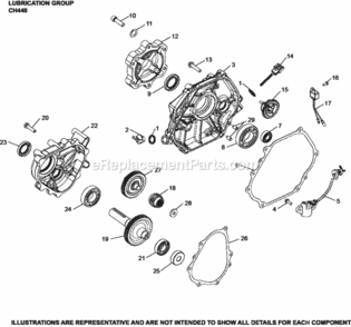 Lubrication_Group_Ch440-3139_Ch440 Diagram and Parts List for CH440-3139  Kohler Engine