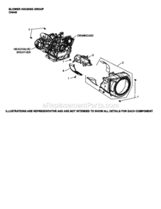 Blower_Housing_Group_Ch440-3139_Ch440 Diagram and Parts List for CH440-3139  Kohler Engine