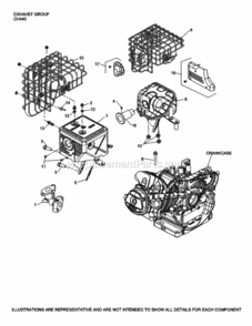 Exhaust_Group_Ch440-3139_Ch440 Diagram and Parts List for CH440-3139  Kohler Engine