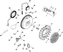 Page J Diagram and Parts List for CH450-0011  Kohler Engine