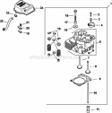 Page F Diagram and Parts List for CH450-0011  Kohler Engine