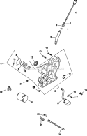 Page K Diagram and Parts List for CH15-44550  Kohler Engine
