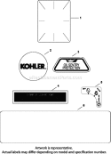 Page I Diagram and Parts List for CH18-62660  Kohler Engine