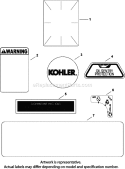 Page I Diagram and Parts List for CH20-64753  Kohler Engine