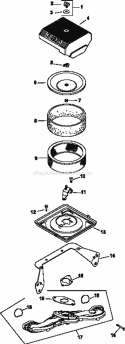 Page A Diagram and Parts List for CH640-3015  Kohler Engine