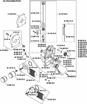 Page K Diagram and Parts List for CH640-0043  Kohler Engine
